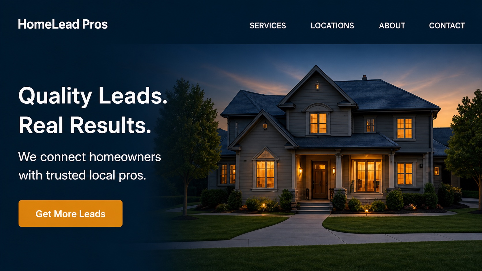 Lead generation website design