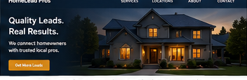 Lead generation website design